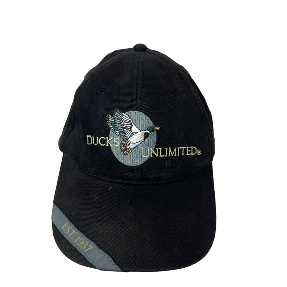 Ducks Unlimited Elochoman Donor Black‎ One Size Hat Cap - Picture 1 of 8